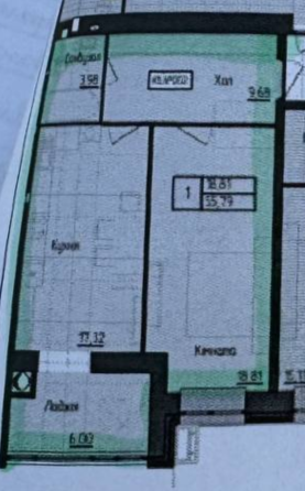 Продаж 1к Квартира 56 кв.м Домбровський Житомир