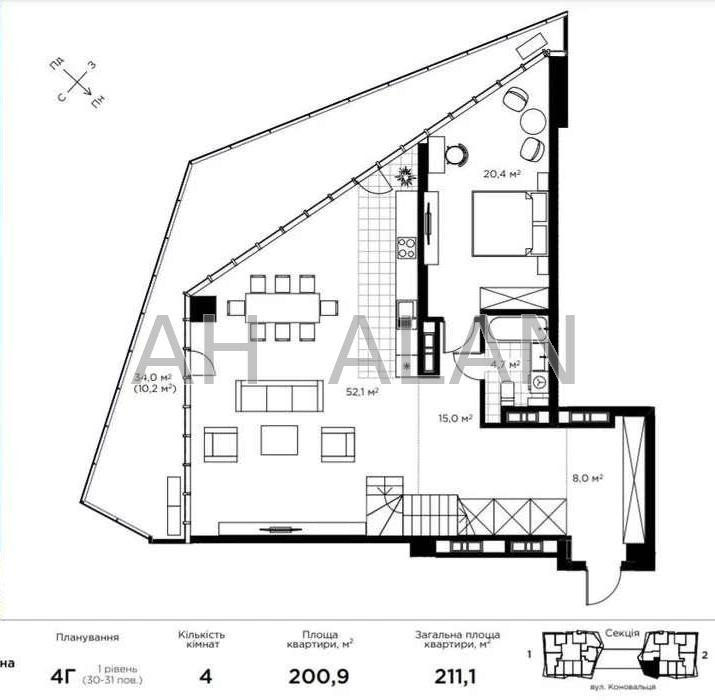 Продаж Будинок 4-кімнатний на Євгена Коновальця вул., 19 Київ - фото 3