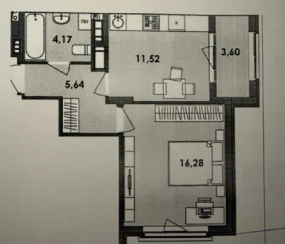 Продаж Квартира 1-кімнатна, 10/16 поверх на вул. Шпаківський Житомир - изображение 1
