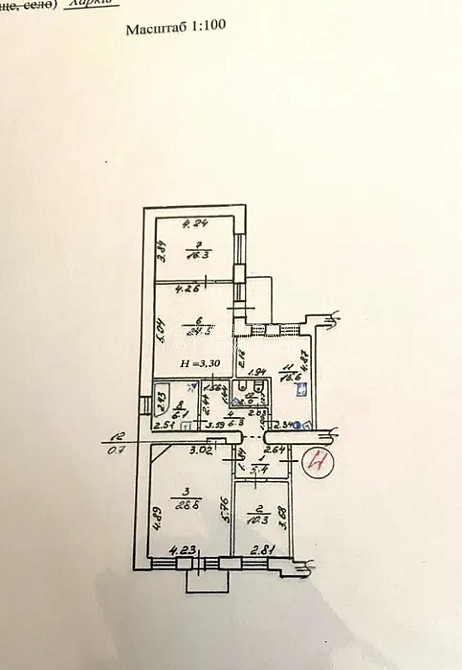 Продаж Квартира 4-кімнатна, 2/4 поверх на вул. Ярослава Мудрого Харьков - изображение 8