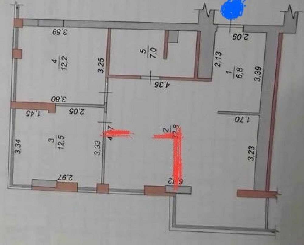 Продаж Квартира 2-кімнатна, 5/13 поверх на вул. Грушевського Житомир - фото 12