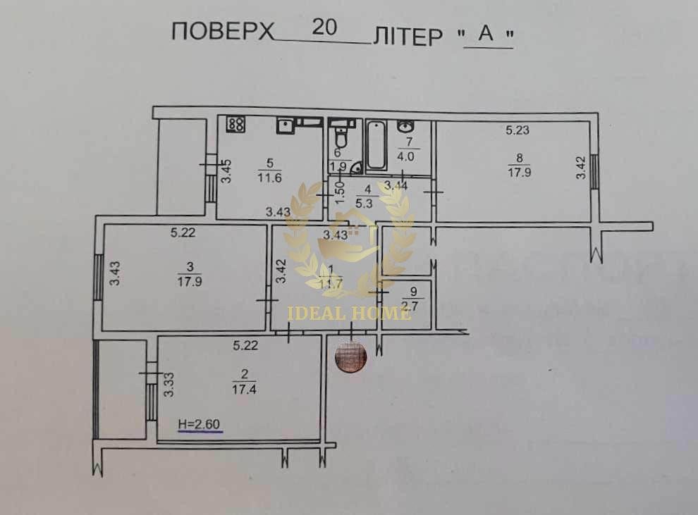 Продаж 3 к. квартири ЖК Крістер Град Kiev - photo 18