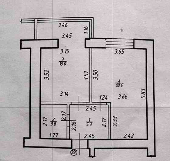 Продаж Квартира 1-кімнатна, 10/10 поверх на Приозерна, 57 Крихівці