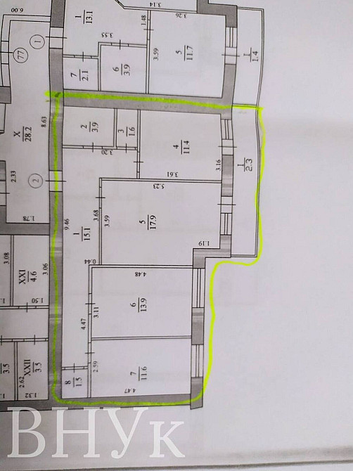 Продаж Квартира 3-кімнатна, 1/10 поверх на Іллєнка Тернопіль - фото 12