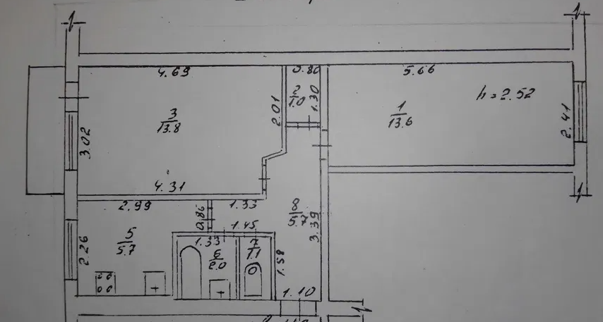 Двухкомнатная Черемушки Одеса - фото 1