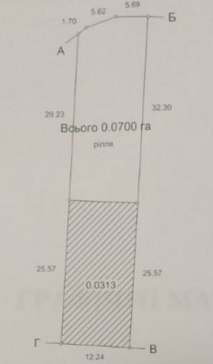 Продаж земельної ділянки 0.1 соток на ул. Рыбальская, 44 Нерубайське - фото 1