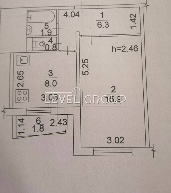 Продаж Квартира 1-кімнатна, 2/16 поверх на Володимира Івасюка вул., д. 27а Київ - фото 8