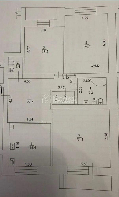 Продаж Квартира 3-кімнатна, 5/10 поверх на вул. Лермонтовська Харків - фото 11