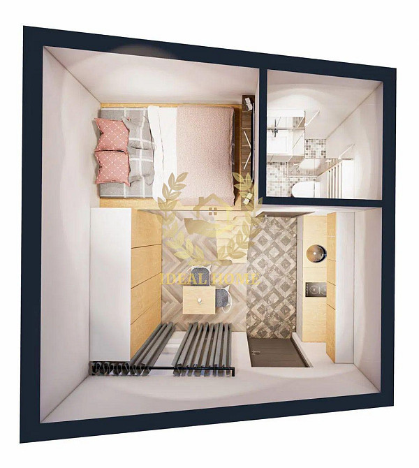 Продаж квартири-студії в с.Мила, провулок Південний 1. БуКиївська обл. Дмитрівка (Києво-Святошинський район) - фото 12