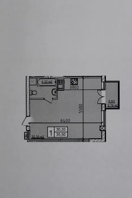 1 комнатная квартира  в "Пространстве на Гераневой". Одеса - фото 12