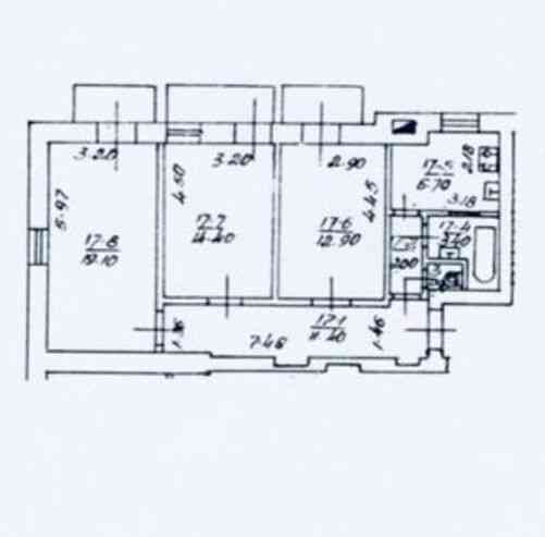 Продаж Квартира 3-кімнатна, 5/6 поверх на Олени Теліги, 20 Киев