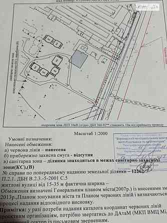 Продаж земельної ділянки 11 соток на Миколаївська Вінниця