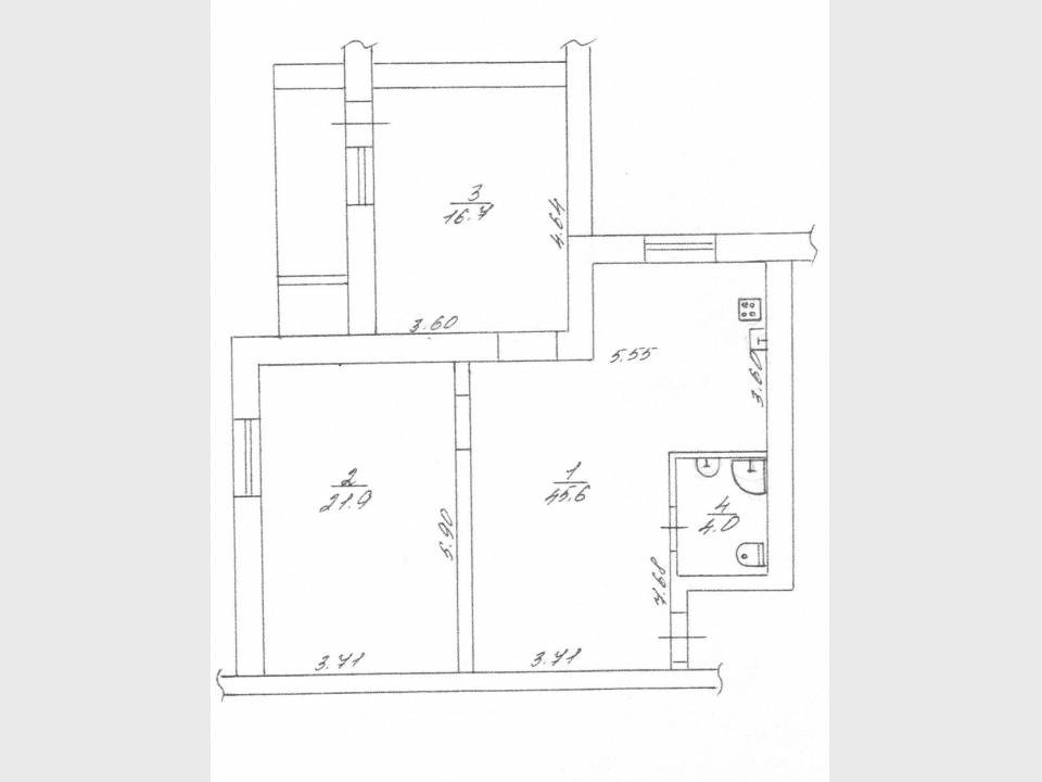 Продаж 3к Квартира 91 кв.м бул. Шевченка, 250 Черкаси - фото 14