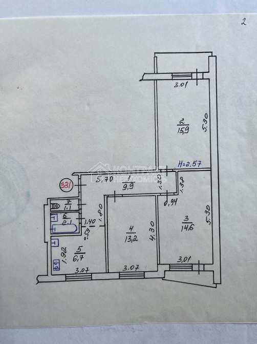 Продаж Квартира 3-кімнатна, 11/12 поверх на вул. Тарасівська Харків - фото 12