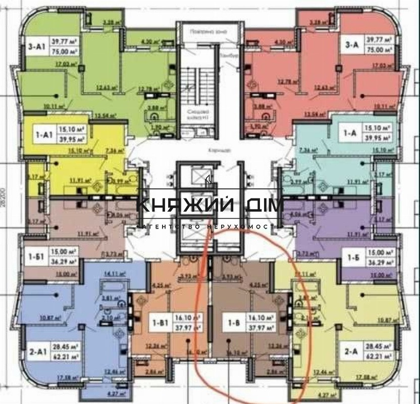 1 к. квартира ЖК Медовый по ул.Петра Радченка,33. Код обьекта:21134382 Kiev - photo 6