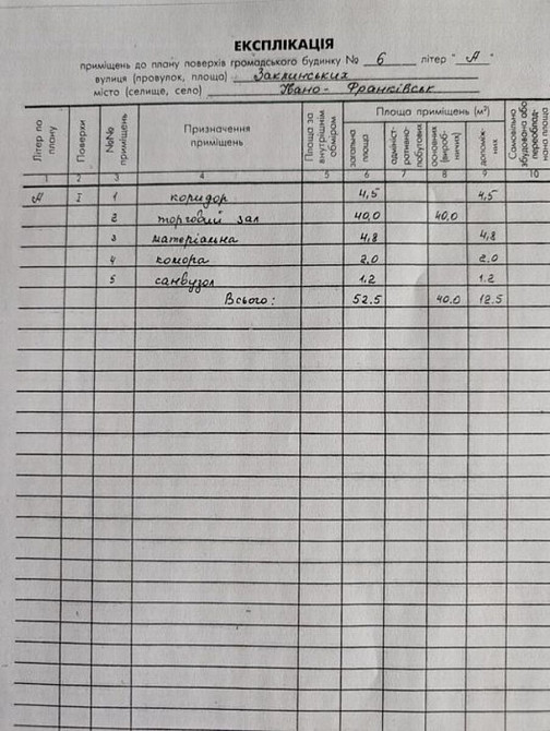 Продаж торгове приміщення на Заклинських вул., 6 поверх - 1/5 Ивано-Франковск - изображение 11