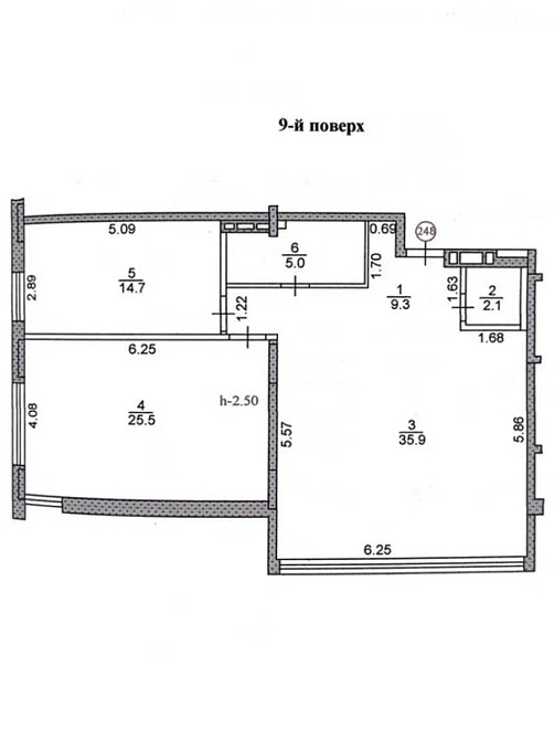 Продаж Квартира 1-кімнатна, 9/10 поверх на вул. Бандери С. Ternopil' - photo 2
