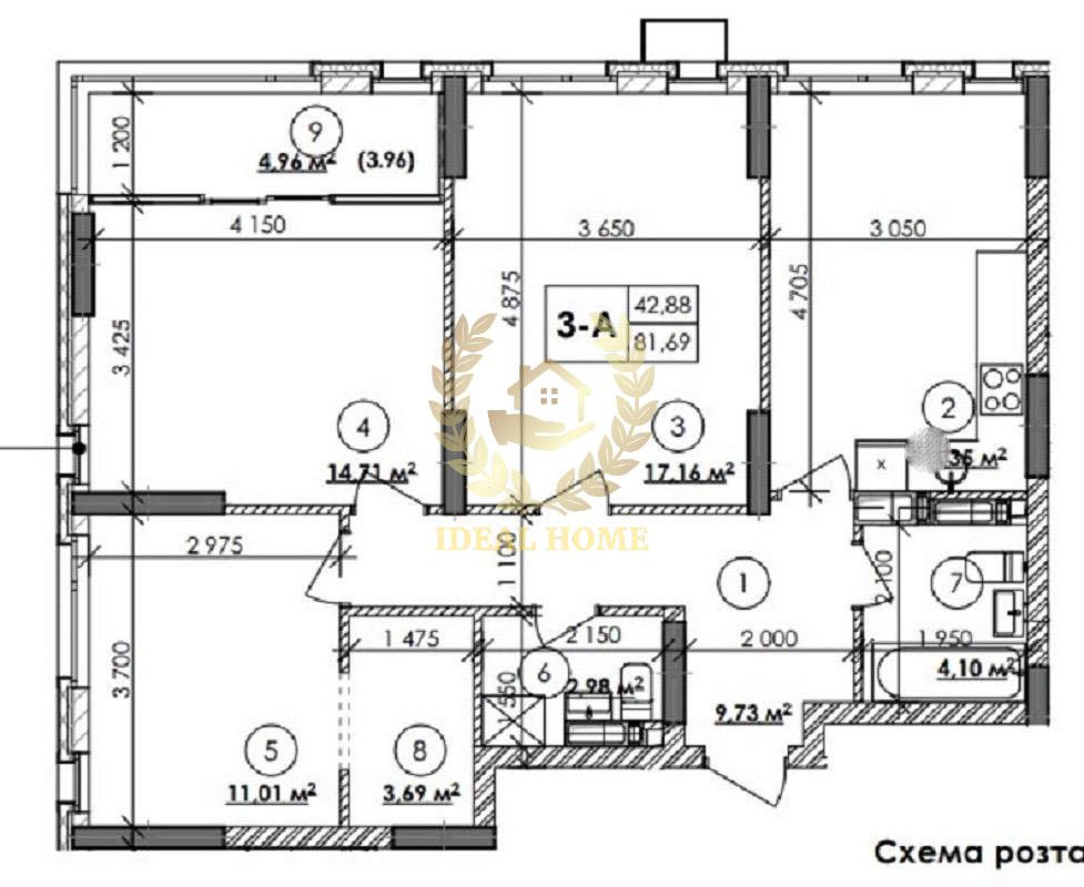 Продам 3-кімнатну квартиру по вул. Каунаській Київ - фото 12