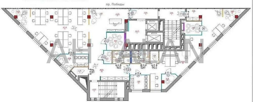 Оренда офісне приміщення на Берестейский пр-т, 67 приміщень - 5, поверх - 6/9 Київ - фото 14
