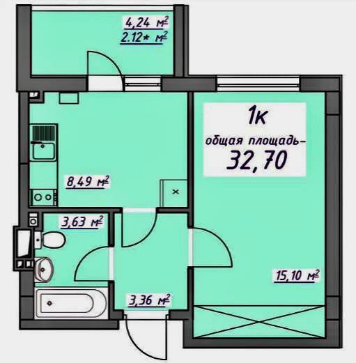 Продаж Квартира 1-кімнатна, 2/5 поверх на европейська, 261 Одеса - фото 7
