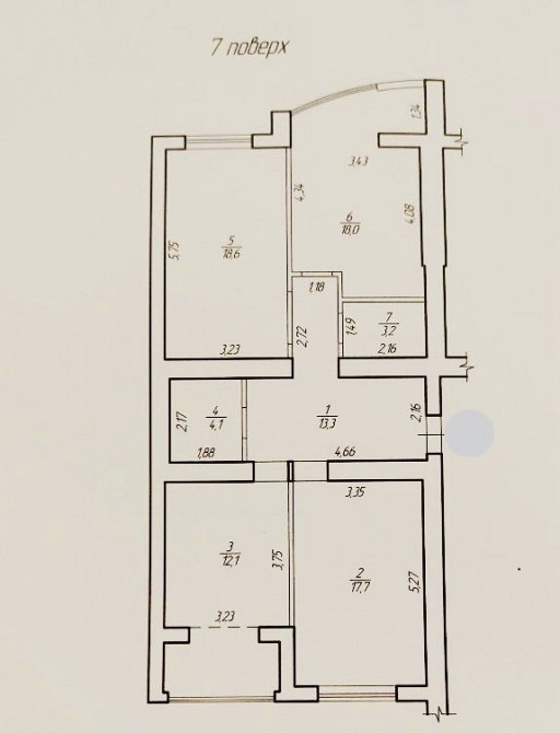 Продаж Квартира 3-кімнатна, 7/9 поверх на вул. В.Чорновола Ровно - изображение 16