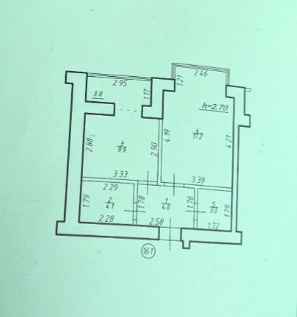 Продаж Квартира 1-кімнатна, 2/10 поверх на Івасюка В. вул., 19 Ivano-Frankivs'k - photo 12