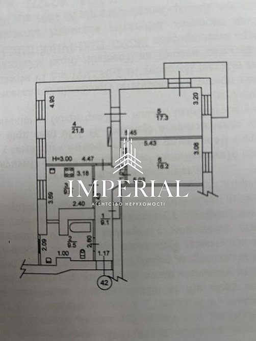 Продаж Квартира 3-кімнатна, 2/4 поверх на вул. Митрофана Довнар-Запольського Киев - изображение 13