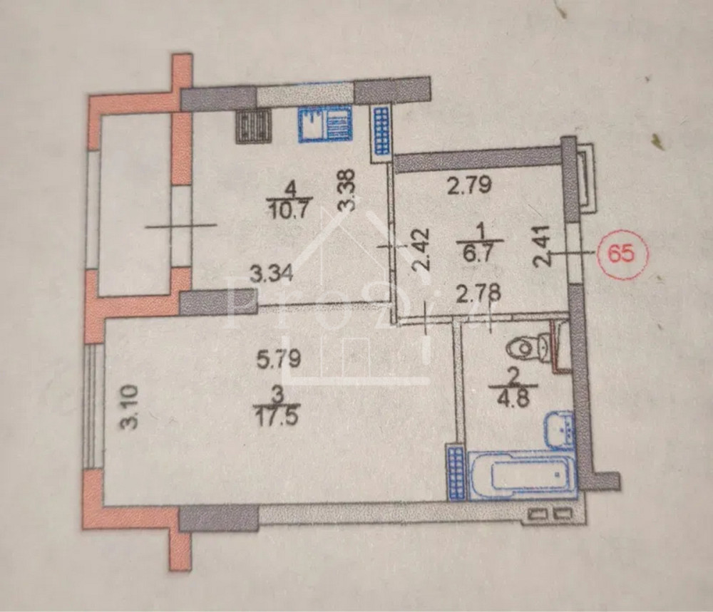 Продаж Квартира 1-кімнатна, 12/23 поверх на Феодосійська вул., 1А Київ - фото 19