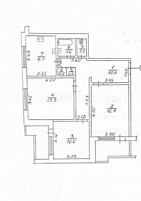 Продаж Квартира 3-кімнатна, 11/16 поверх на вул. Владислава Зубенка Харків - фото 17