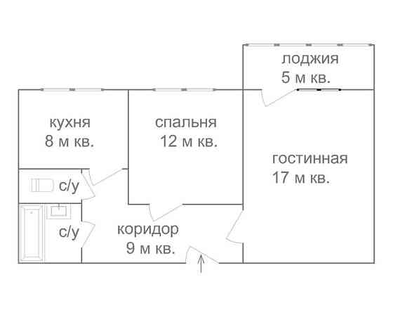 Оренда Квартира 2-кімнатна, 8/14 поверх на ул. Срибнокильская Kiev