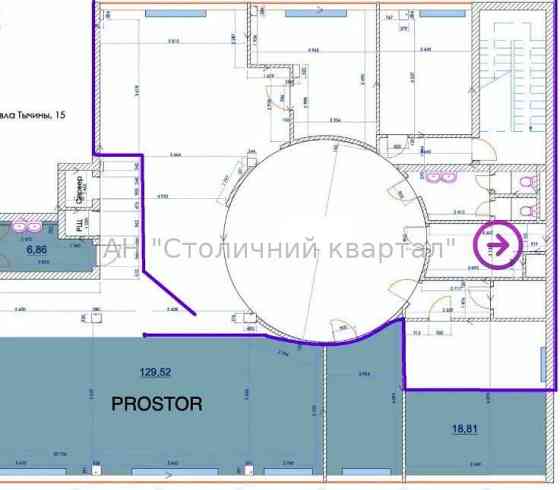 Оренда торгове приміщення на Тичини Павла пр-т, 15Е приміщень - 3, поверх - 2/2 Київ