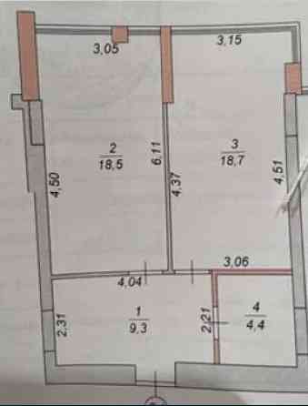 Продаж Квартира 1-кімнатна, 11/13 поверх на вул. Грушевського Житомир