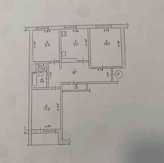 Продаж 3к Квартира 45 кв.м Івана Мазепи Zhytomyr
