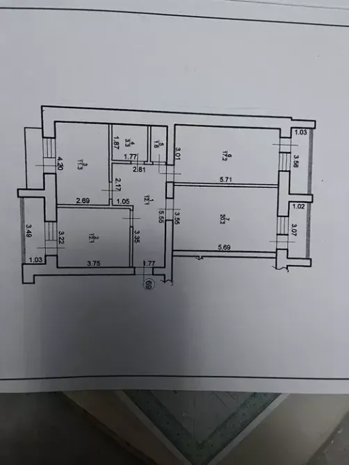 Продаж Квартира 3-кімнатна, 1/5 поверх на вул.Вовчинецька, 2а Івано-Франківськ - фото 7