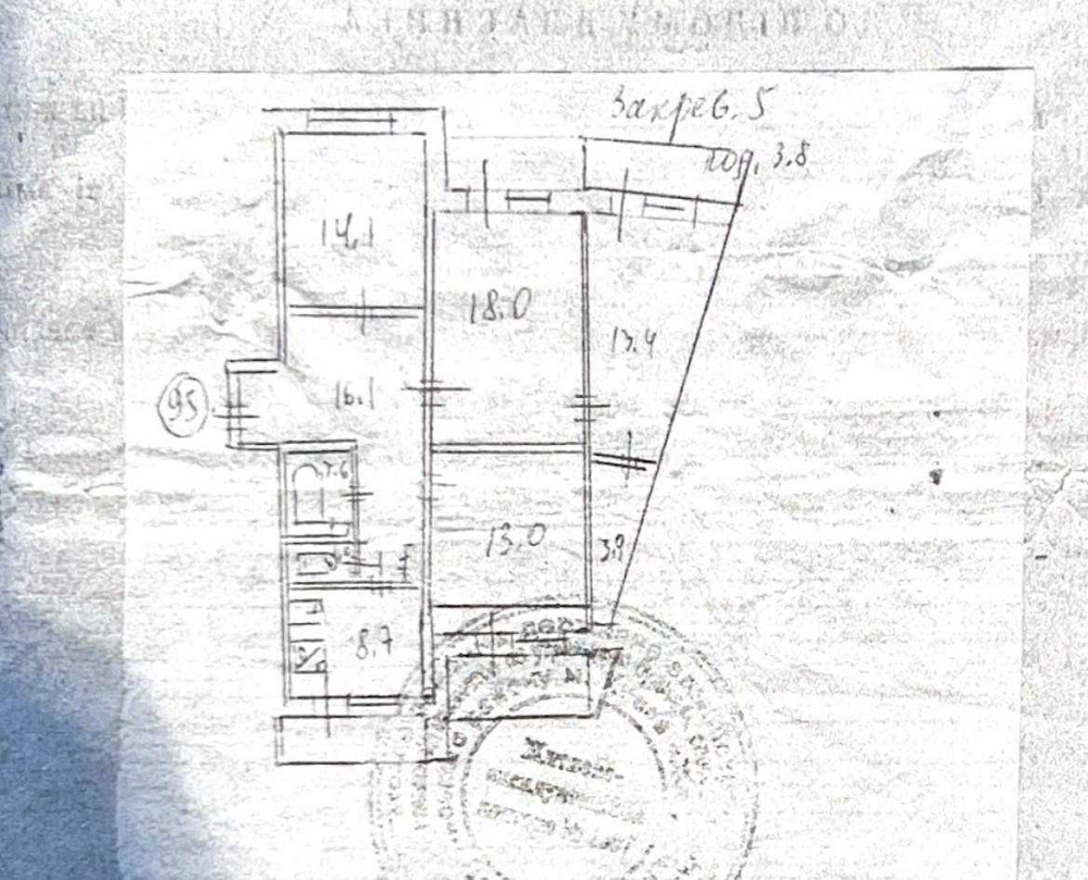 Продаж Квартира 4-кімнатна, 2/16 поверх на Закревського Миколи вул., д. 5 Київ - фото 16