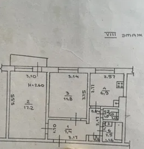 Продаж Квартира 2-кімнатна на ул. Генерала Бочарова, 43 Одеса - фото 17