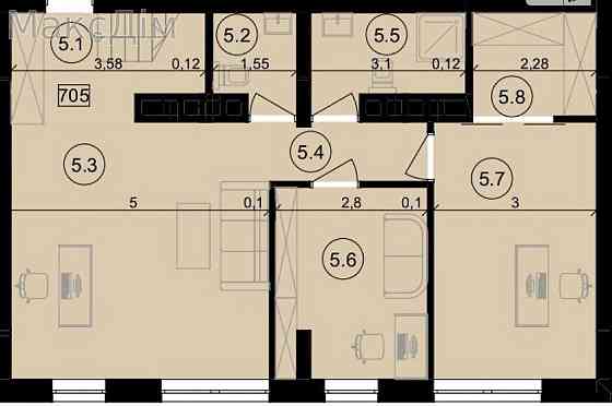 Продаж Будинок 2-кімнатний на вул. Сергія Короля Тернопіль