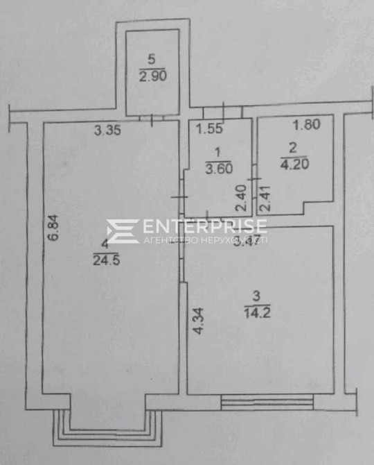 Продаж Квартира 1-кімнатна, 21/21 поверх на вул. Пономарьова Kotsyubyns'ke - photo 14