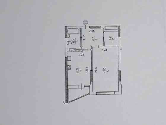 Продаж Квартира 1-кімнатна, 6/24 поверх на Драгоманова вул., д. 4А Київ