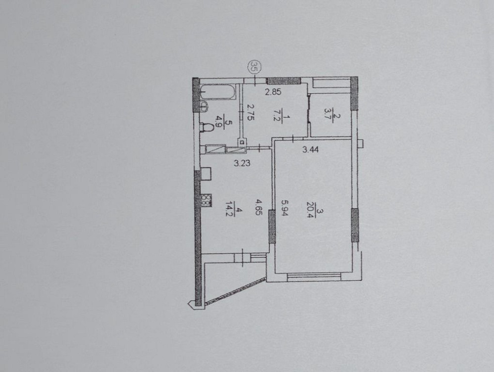 Продаж Квартира 1-кімнатна, 6/24 поверх на Драгоманова вул., д. 4А Київ - фото 6