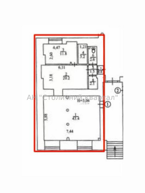 Оренда торгове приміщення на Антоновича вул., 3 приміщень - 2, поверх - 1/5 Київ - фото 4