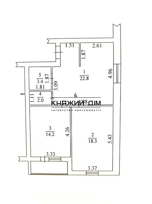 Продаж Квартира 3-кімнатна, 5/7 поверх на Кисловодская ул. Киев - изображение 11