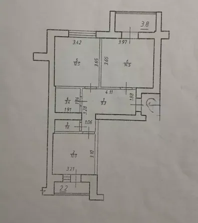 Продаж Квартира 2-кімнатна, 8/10 поверх на Симоненка В. вул., 39 Івано-Франківськ