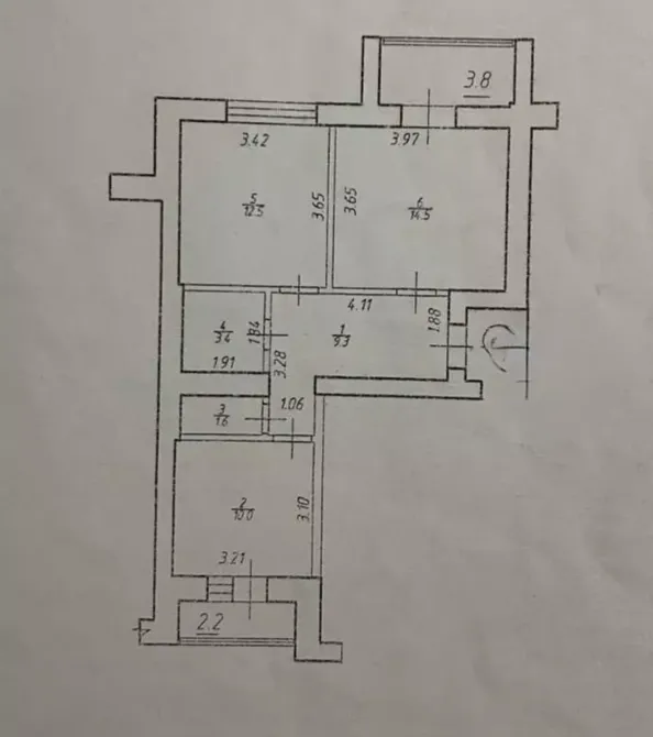 Продаж Квартира 2-кімнатна, 8/10 поверх на Симоненка В. вул., 39 Івано-Франківськ - фото 4