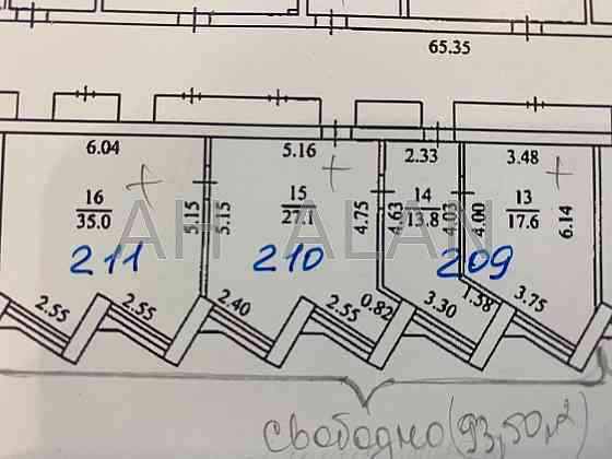 Оренда офісне приміщення на Предславинська вул., 37 приміщень - 1, поверх - 2/5 Kiev