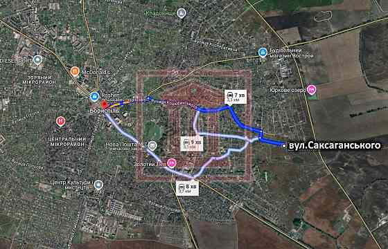 Продаж земельної ділянки 10 соток на Саксаганського Бориспіль