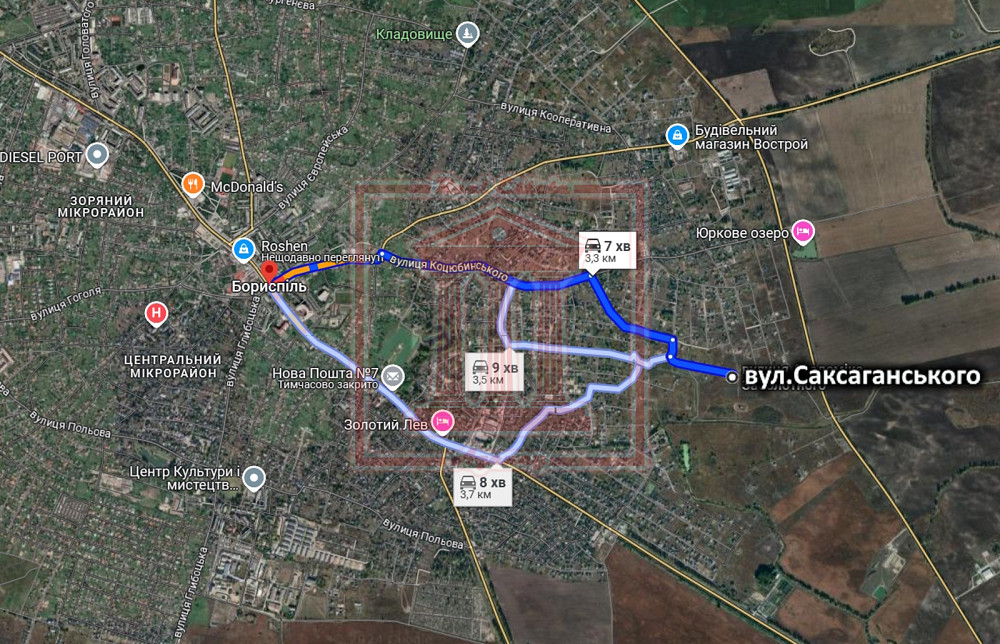 Продаж земельної ділянки 10 соток на Саксаганського Бориспіль - фото 3