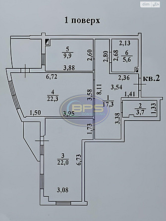 Продаж 2к квартири 84.8 кв. м Одеса - фото 4