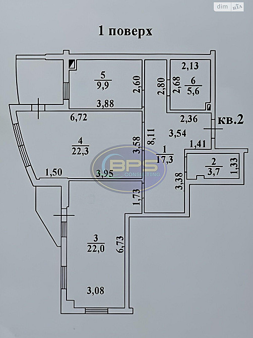 Продаж 2к квартири 84.8 кв. м Одеса - фото 4
