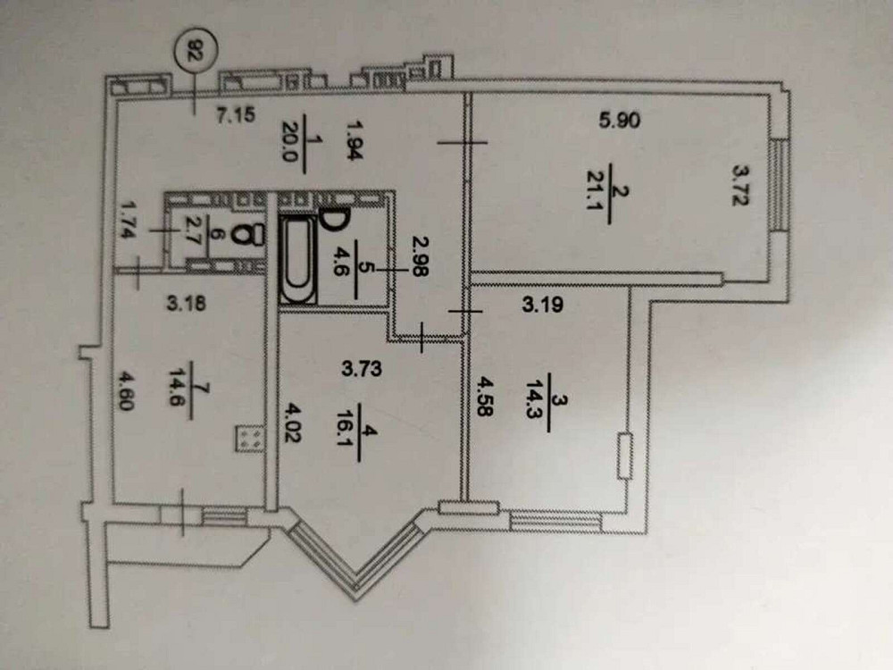 Оренда Квартира 3-кімнатна, 13/24 поверх на ул. Бориспольская Київ - фото 1